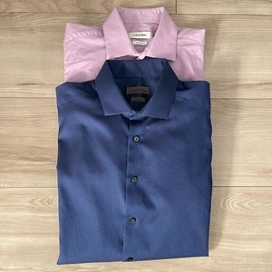 Calvin klein dress shirts size M